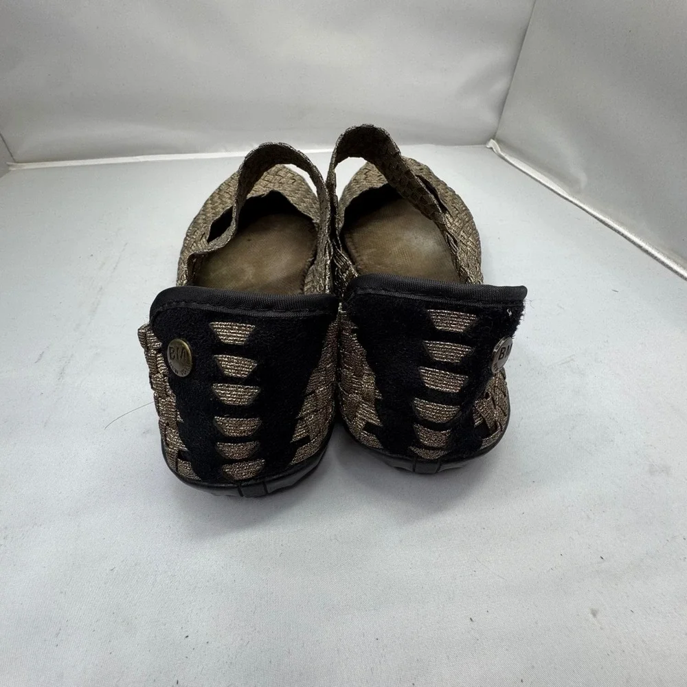 Bernie Mev Mary Jane Shoes Womens 41 Bronze US‎ 10 Woven casual earthy